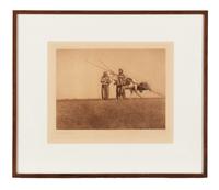 [Native American]. Curtis, Edward S. (1868-1952). A group of 6 large photogravures, comprising: