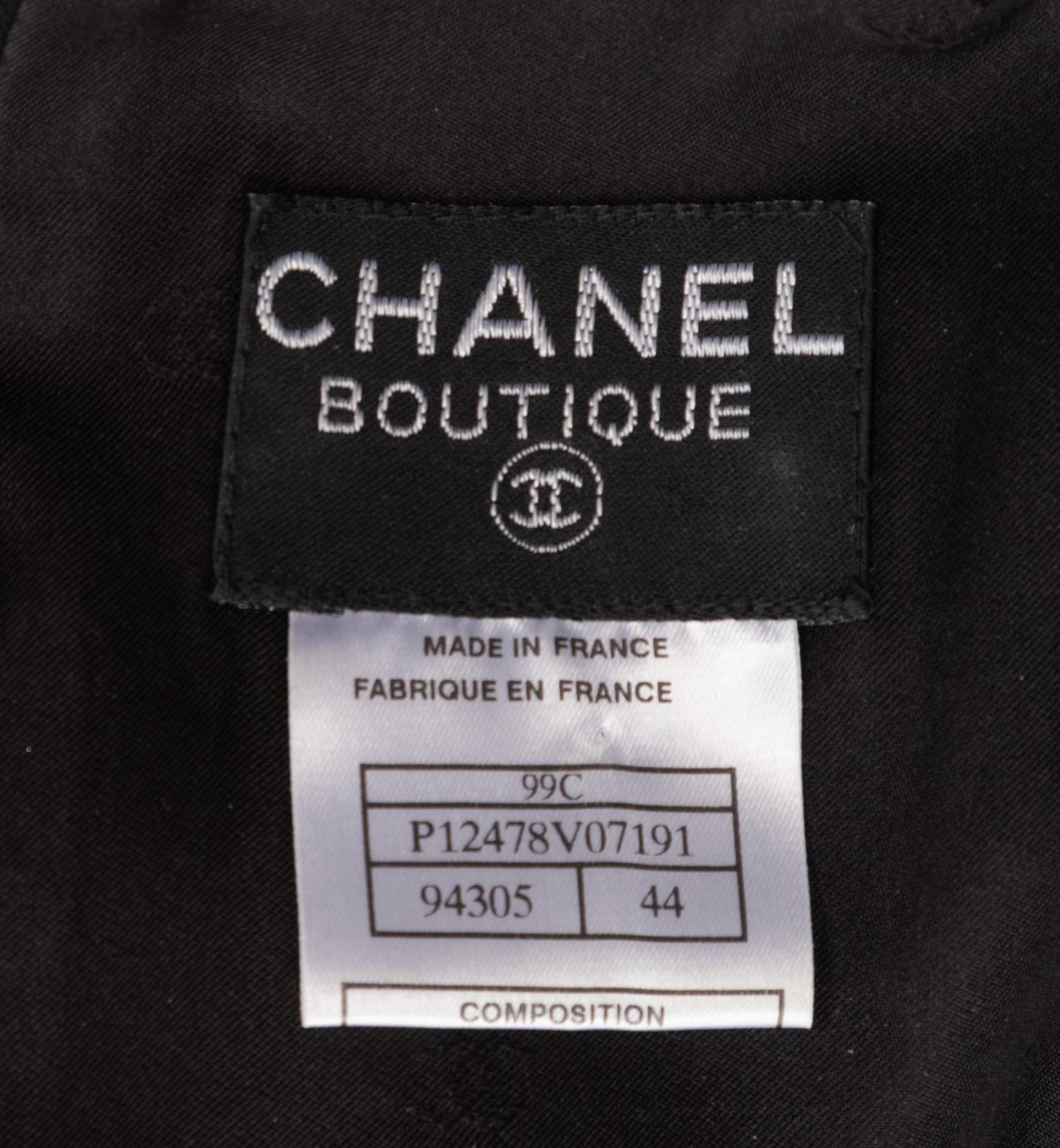 Chanel Open Back Dress, Cruise 1999