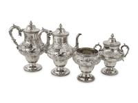 An American Silver Four-Piece Coffee Service