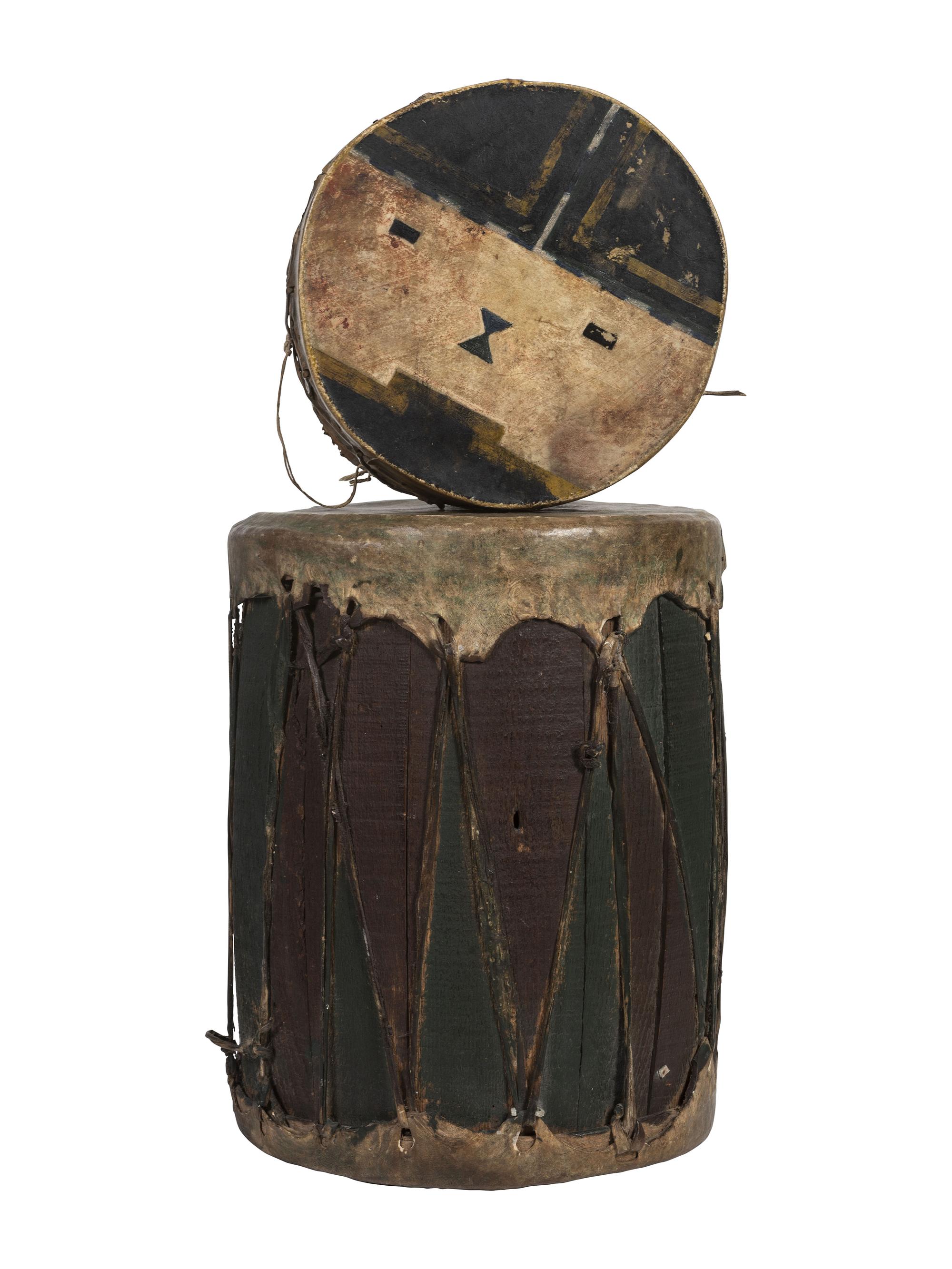 Pueblo Painted Drums