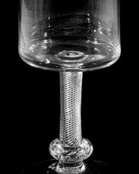 A Large English Air Twist Rummer