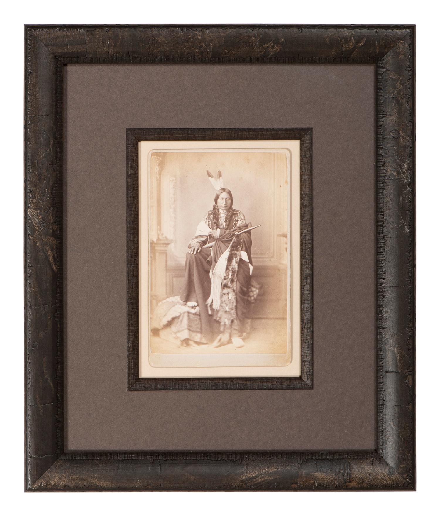 [CHOATE, John N. (1848-1902), photographer]. 3 cabinet cards featuring chiefs, ca 1880.