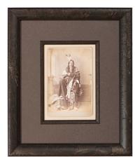 [CHOATE, John N. (1848-1902), photographer]. 3 cabinet cards featuring chiefs, ca 1880.