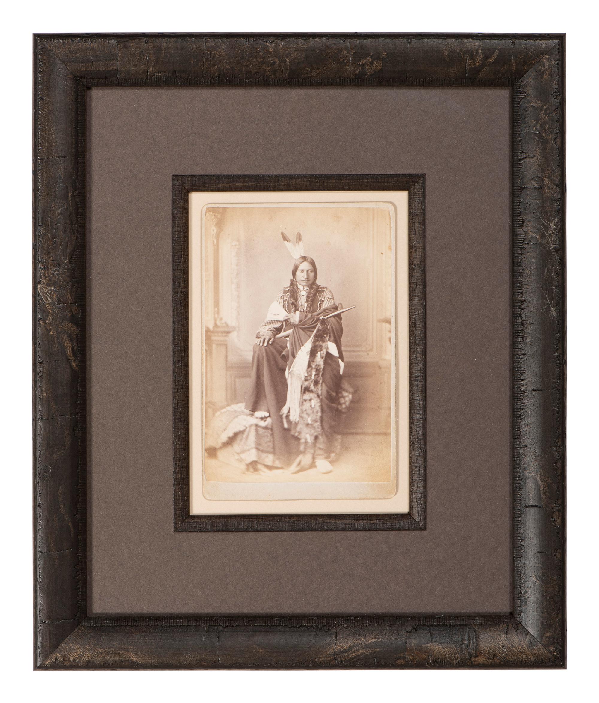 [CHOATE, John N. (1848-1902), photographer]. 3 cabinet cards featuring chiefs, ca 1880.