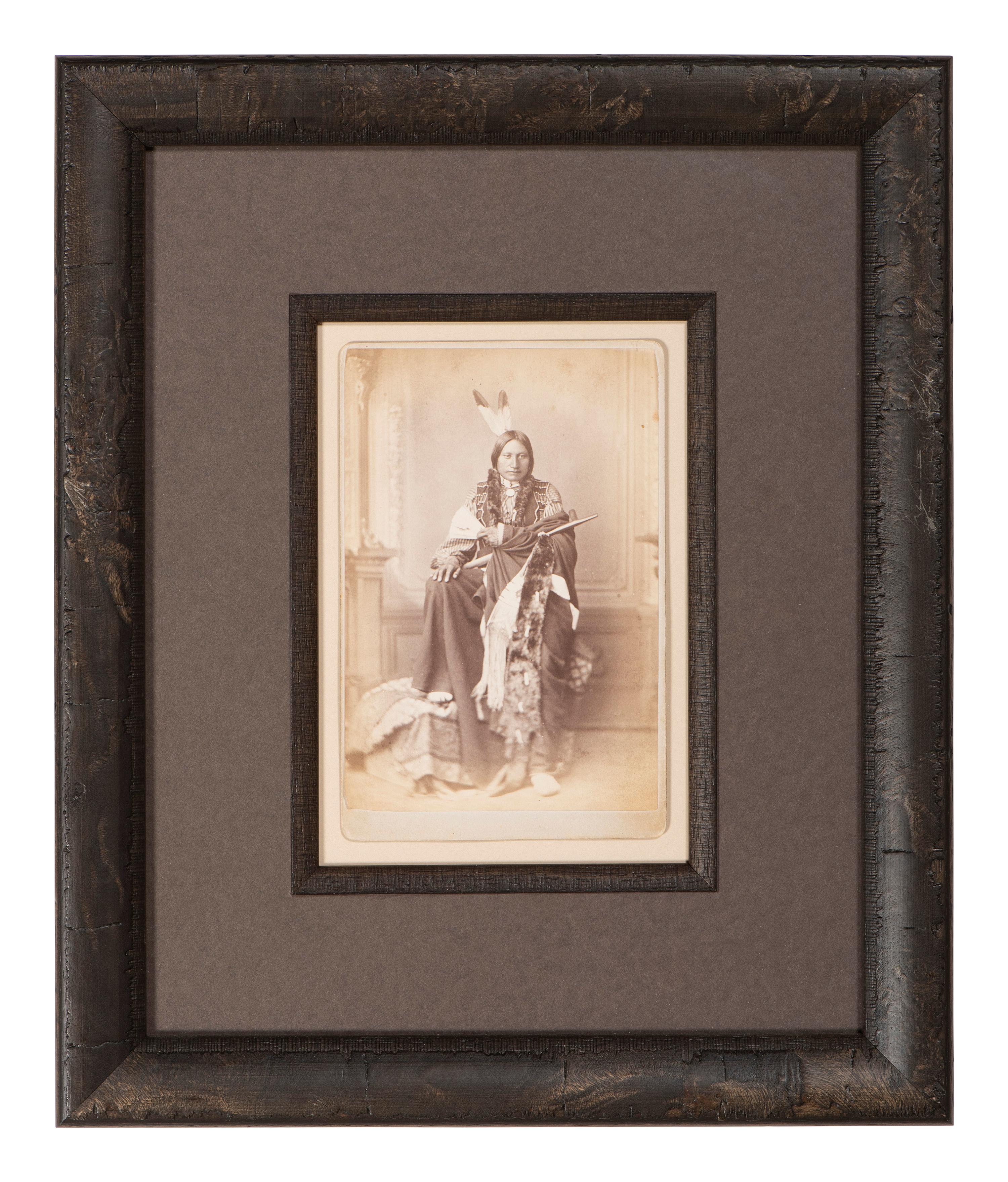 [CHOATE, John N. (1848-1902), photographer]. 3 cabinet cards featuring chiefs, ca 1880.