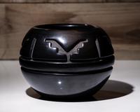 Blackware Pottery Jar