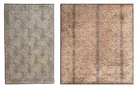 Two Leopard Print Rugs Larger 7 feet 5 inches x 9 feet 9 inches.