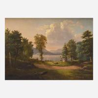 American School 19th century Hudson River Landscape