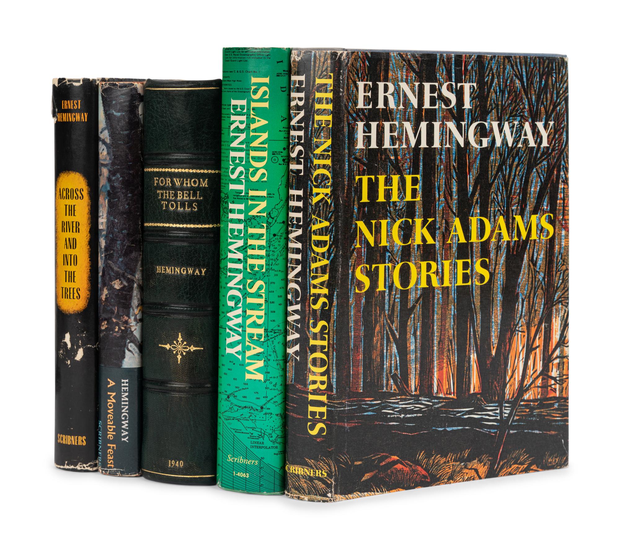 HEMINGWAY, Ernest (1899-1961). A group of 5 works, comprising: