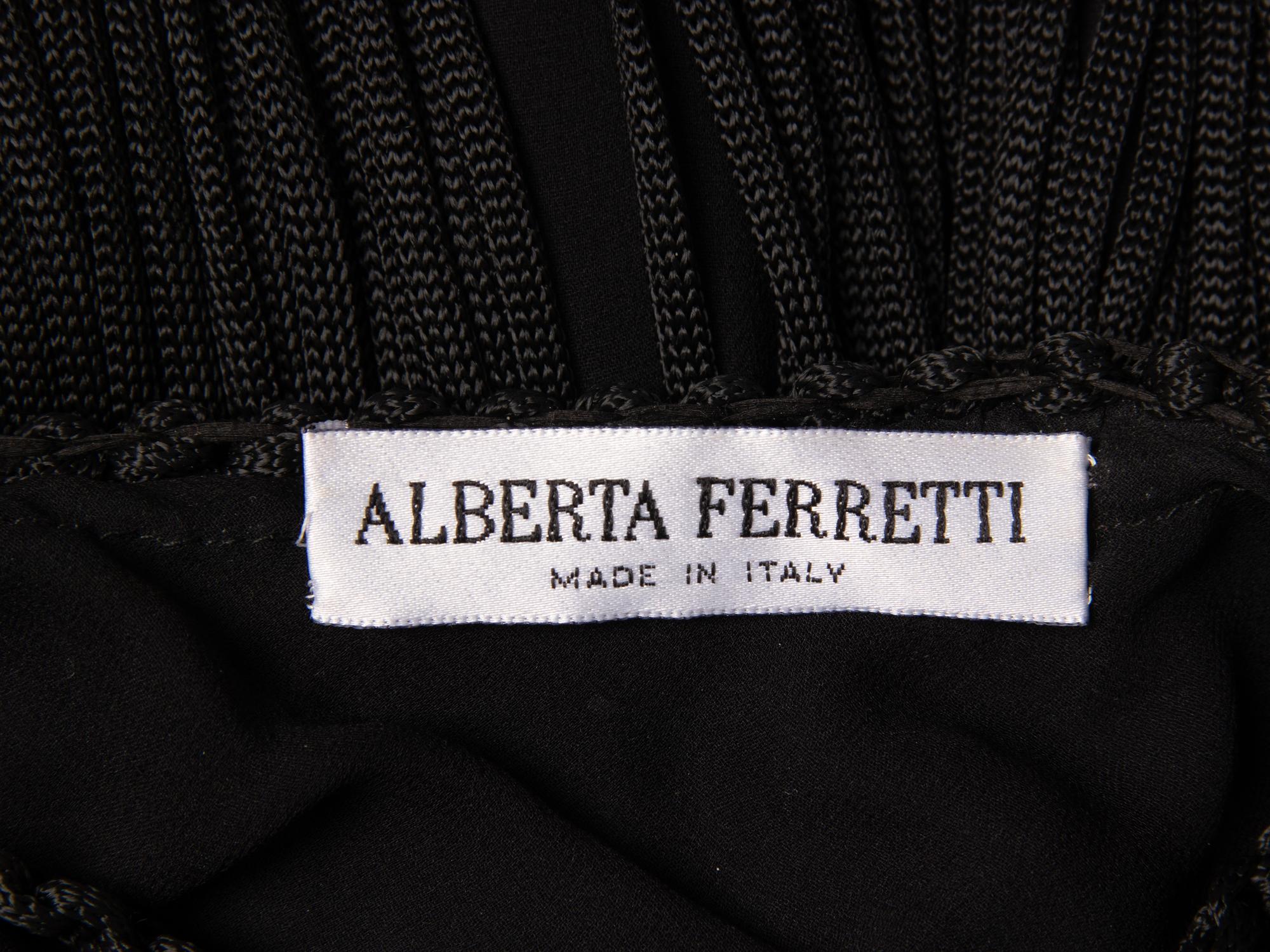 Alberta Ferretti, Fringed Macramé Gown