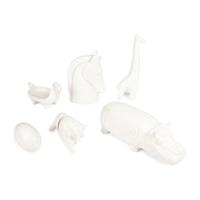 A Collection of Six Jonathan Adler Ceramic Animal Sculptures