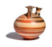 A Mycenaean Pottery Stirrup Jar