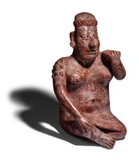 A Colima Seated Figure