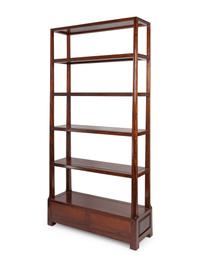 A Chinese Style Mahogany Etagere — 20TH CENTURY