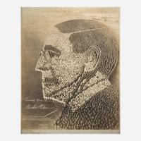 [Americana] Mole, Arthur, and John Thomas Group of 5 Patriotic-Themed “Living Photographs”