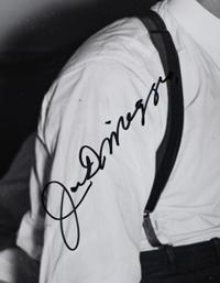 A Joe DiMaggio Signed Autograph Large Format Photograph (Beckett Authentication Services BAS Certified),