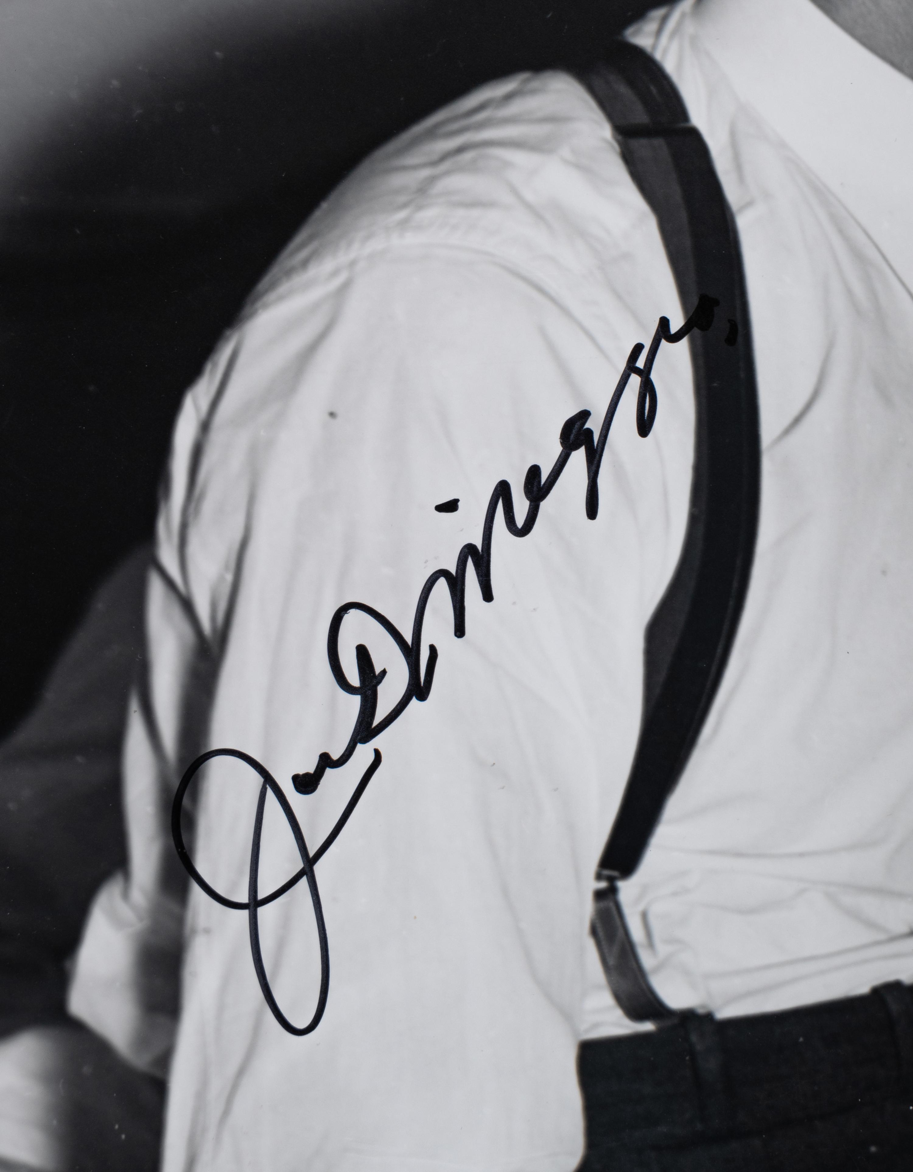 A Joe DiMaggio Signed Autograph Large Format Photograph (Beckett Authentication Services BAS Certified),