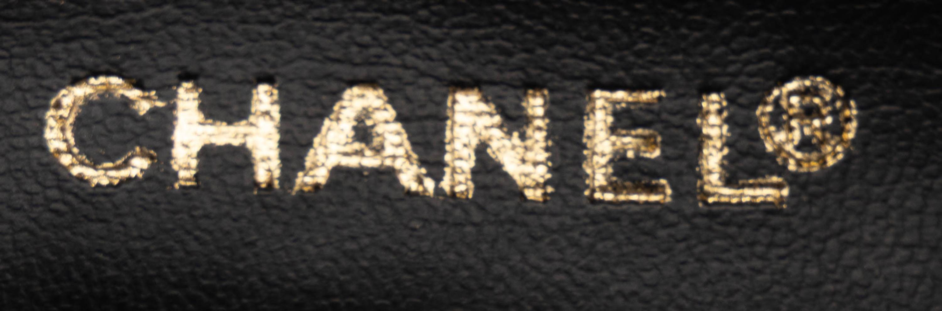 Chanel, Front Pocket Bag in Black Leather