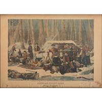 Three Framed American Lithographs Including Currier & Ives and Caldwell & Co.