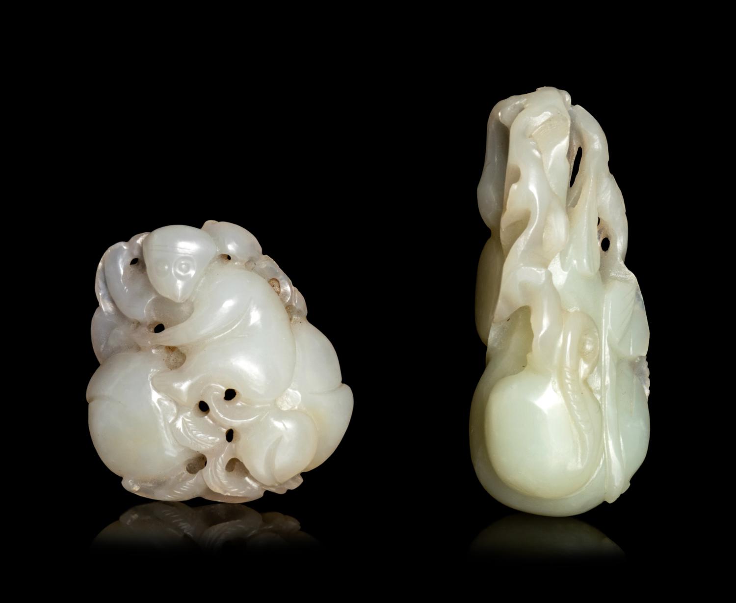 Two Chinese Jade Carvings