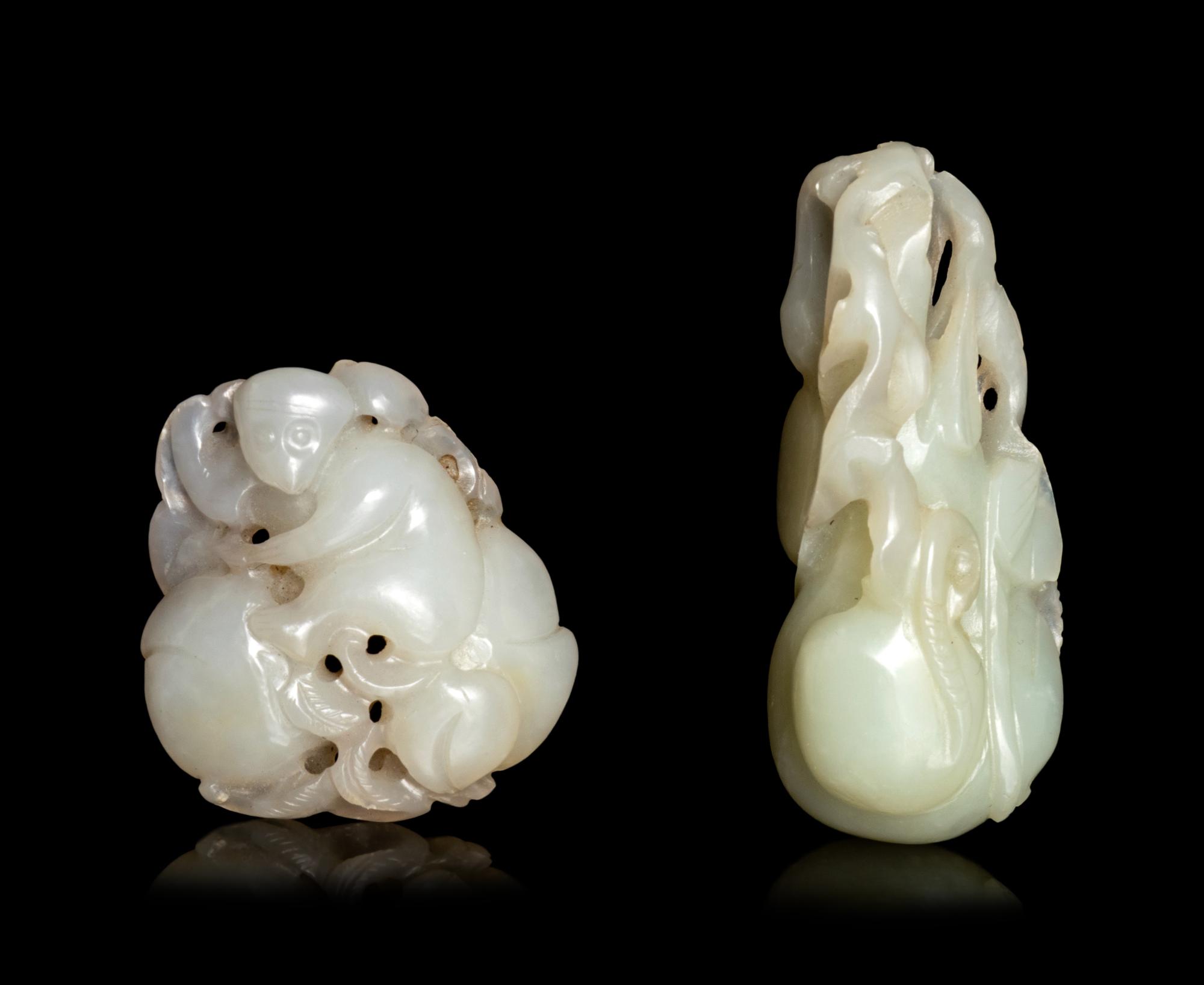 Two Chinese Jade Carvings