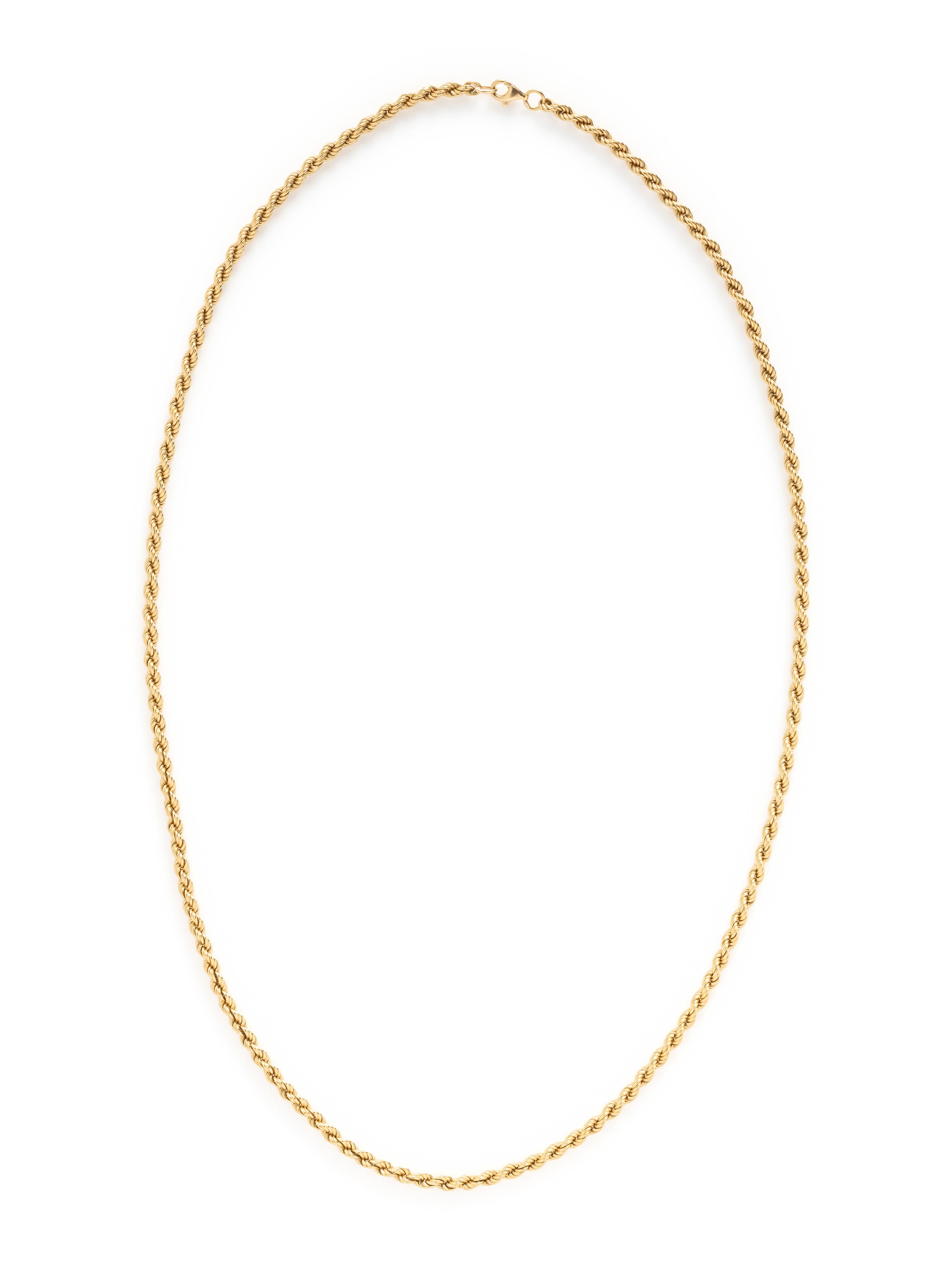 YELLOW GOLD NECKLACE