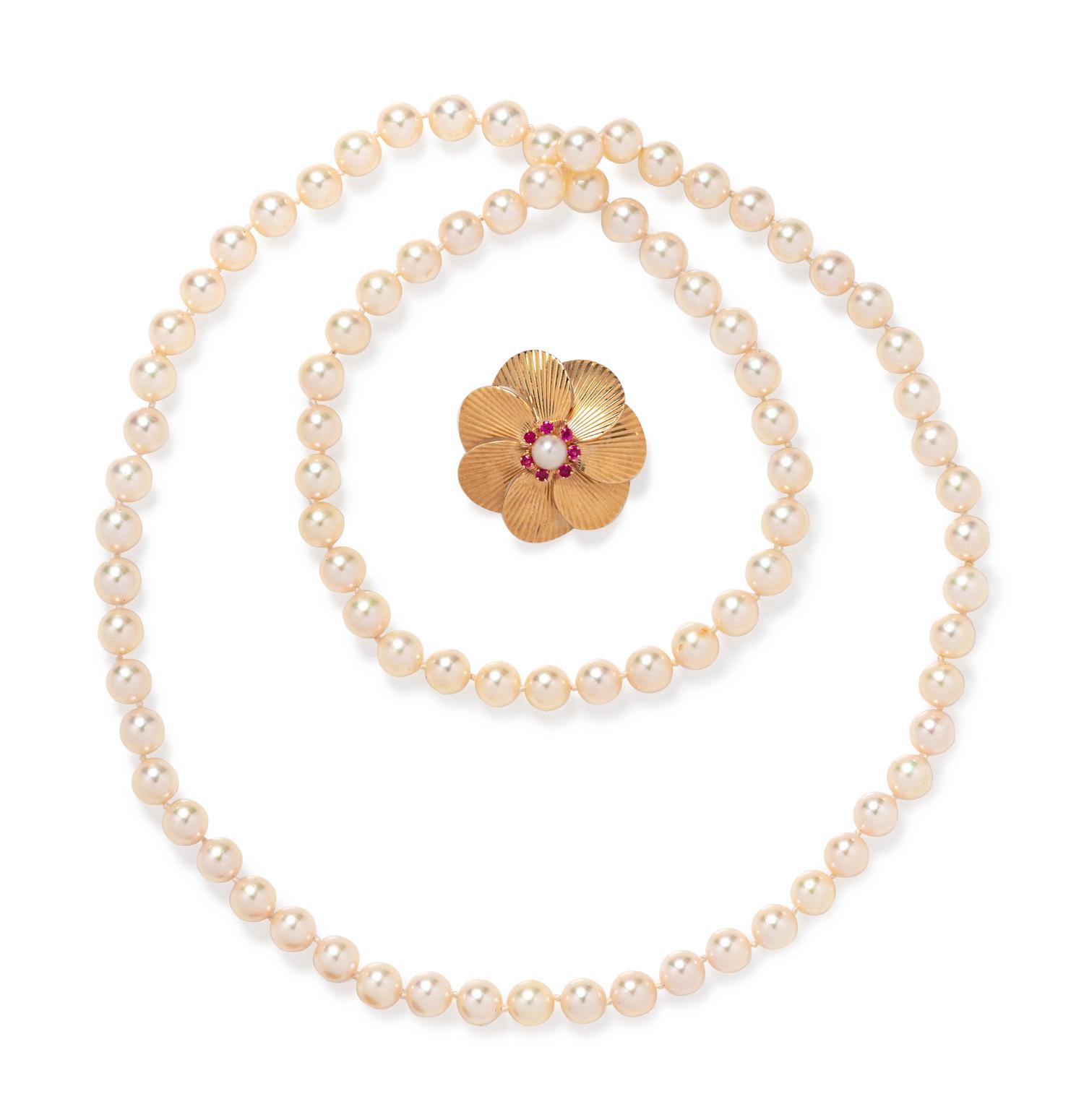 A Collection of Cultured Pearl Jewelry,