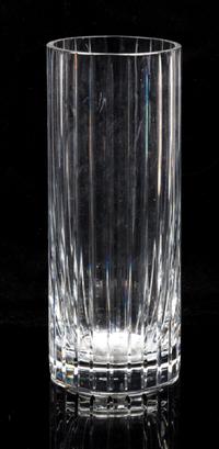 A Baccarat Glass Vase Height 11 3/4 inches. — SECOND HALF 20TH CENTURY