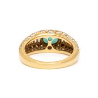 EMERALD AND DIAMOND RING