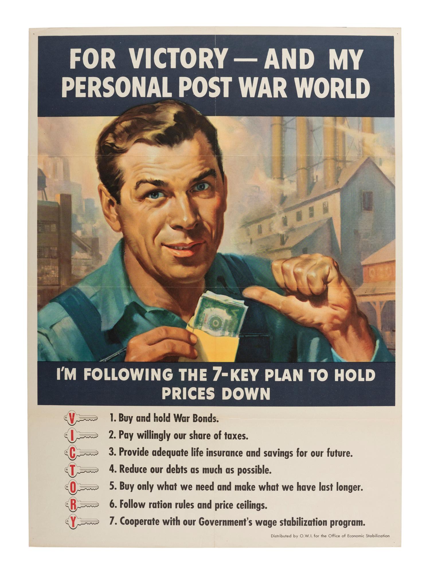 [WW2]. 12 World War II propaganda posters, comprising: