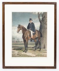 After Stephen Pears, (British, 19th/20th century), Equestrian Portrait--Tom Mashiter, Master of the hounds