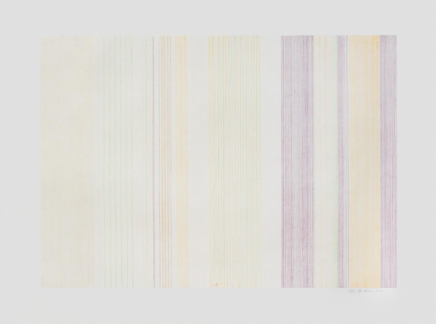 Gene Davis, (American, 1920-1985), Home Run, 1973
