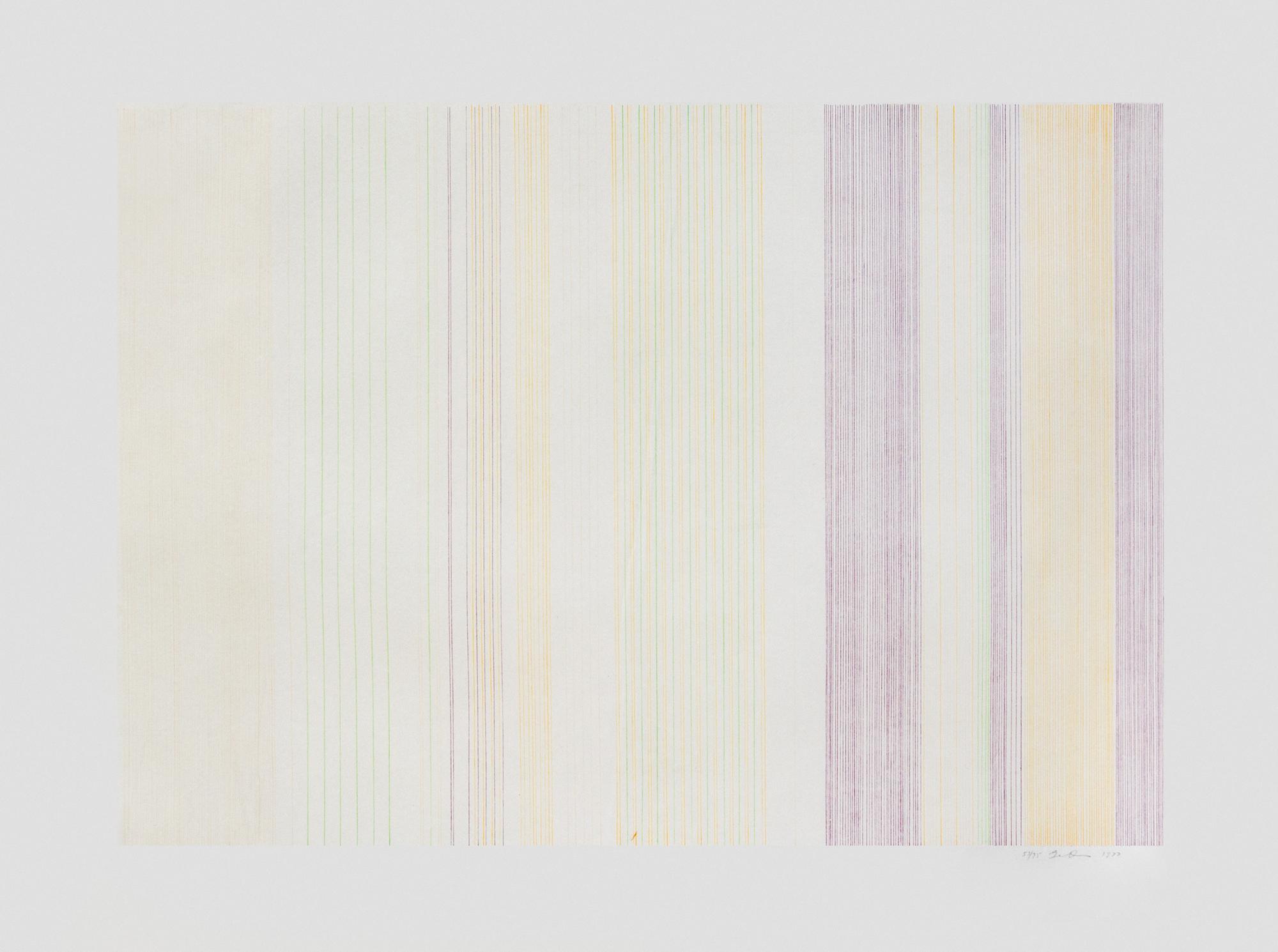 Gene Davis, (American, 1920-1985), Home Run, 1973