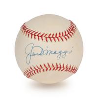 A Joe DiMaggio Single Signed Autograph Baseball (Beckett Authentication Services Letter),