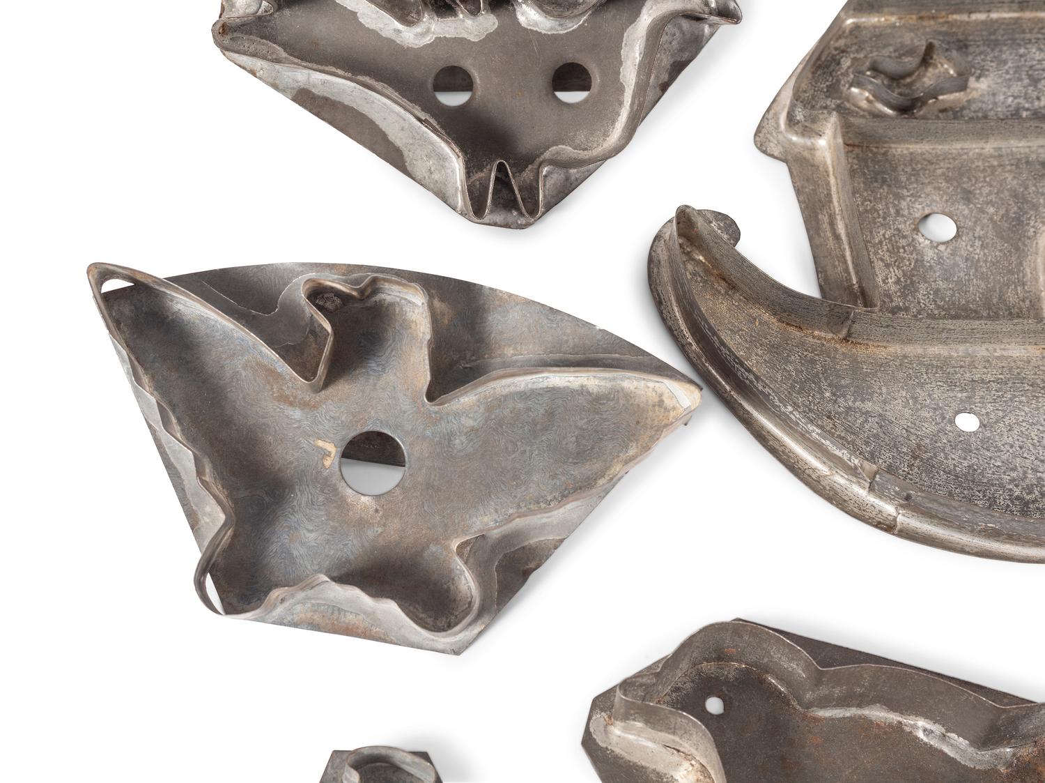 A Group of Figural Tin Cookie Cutters