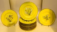 A Set of Eighteen Worcester Botanical Plates Diameter 9 1/4 inches. — 20TH CENTURY