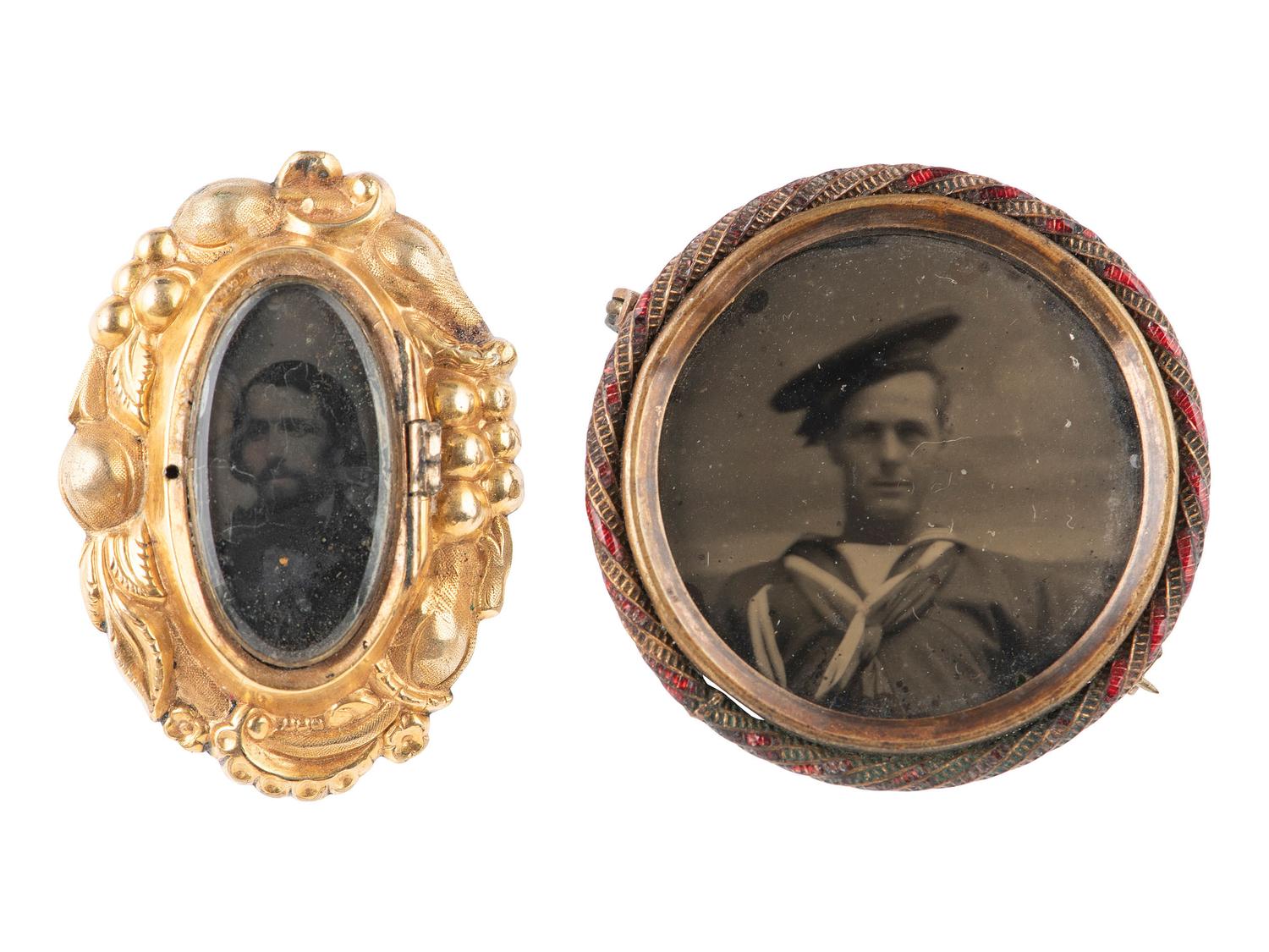 [CIVIL WAR]. 13 CDVs & tintypes of Naval subjects, incl. CSS Alabama , Union officers, & sailors.