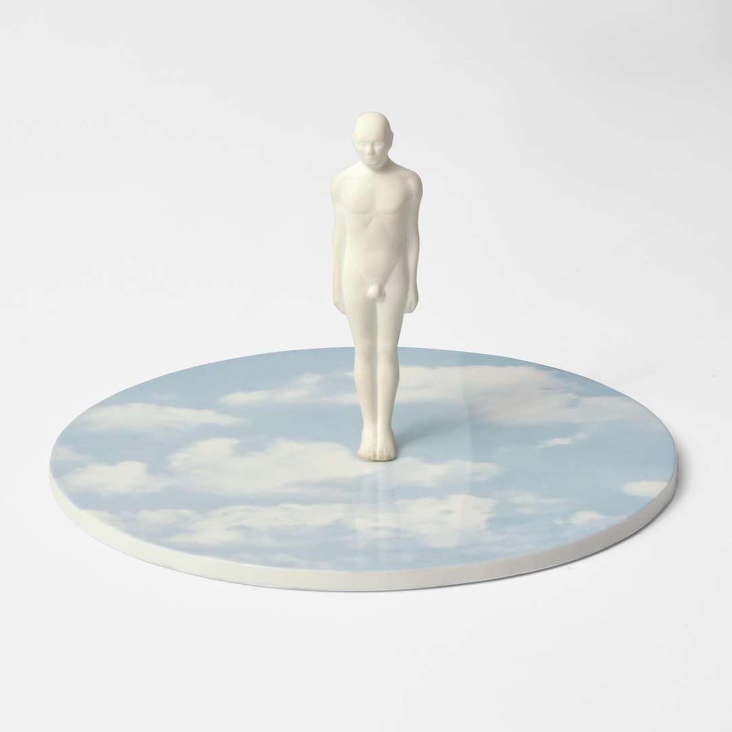 A Wedgwood Sculptural Group Titled "Sky Platform II" Designed by Glenys Barton (b 1944) UK, 1984