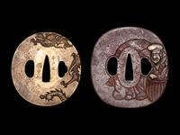 Two Metal Tsuba