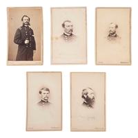[CIVIL WAR - CAVALRY]. BRADY, Mathew (1822-1896), photographer. A group of 11 CDVs of Union Cavalry generals, incl. BUFORD, SHERIDAN, KILPATRICK, GREGG, TORBERT, KAUTZ, & STURGIS.