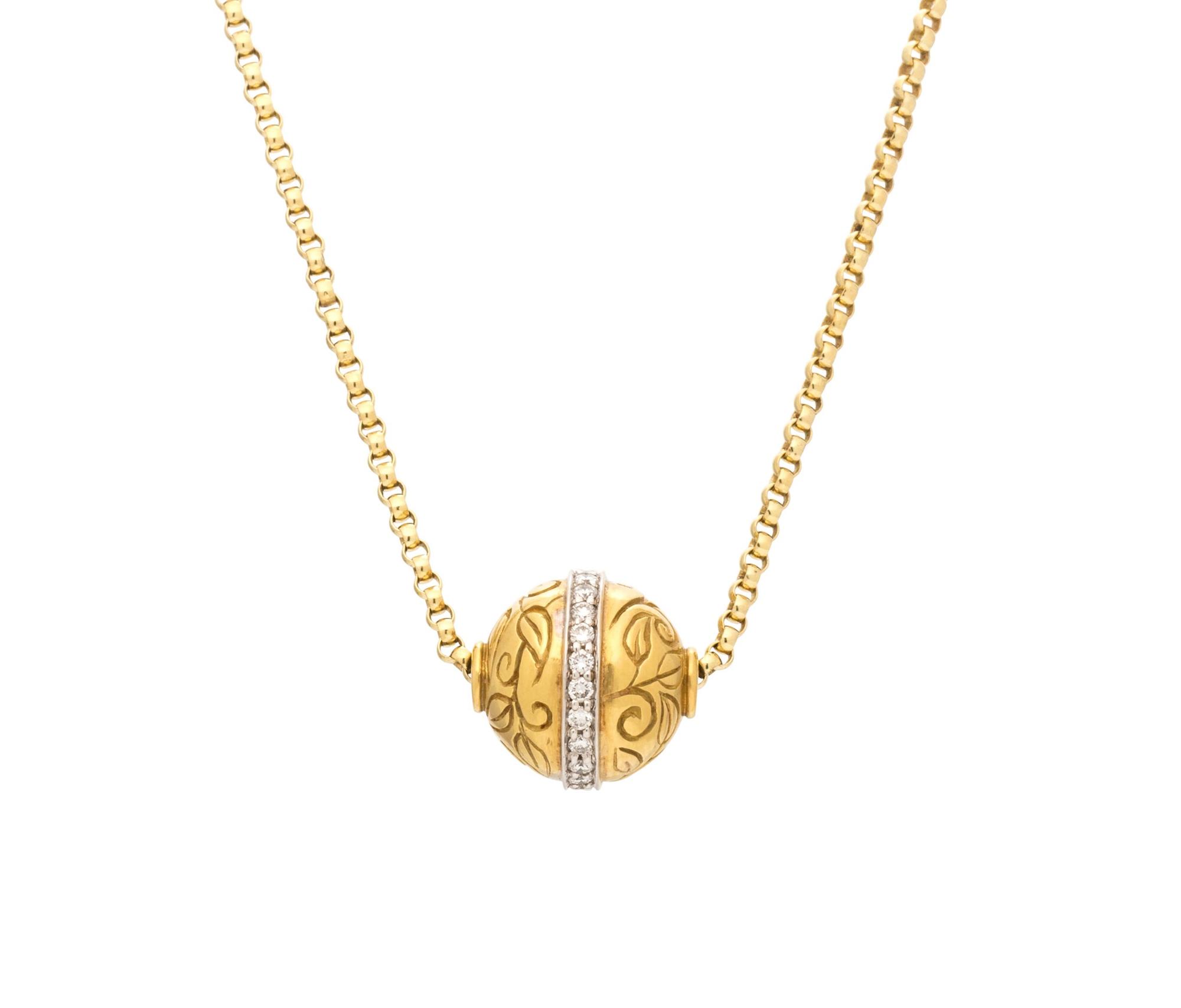 SEIDENGANG, DIAMOND PENDANT/NECKLACE