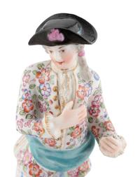 A Pair of Meissen Porcelain Figures