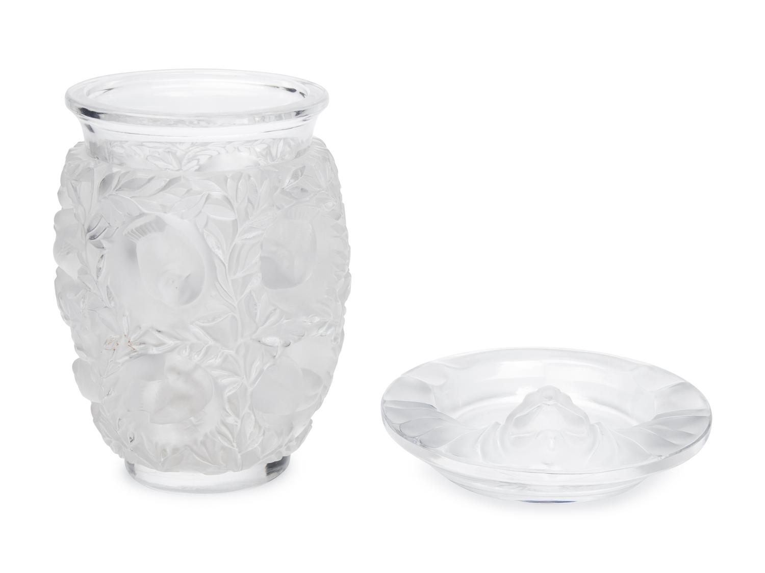 Two Lalique Table Articles