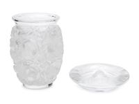 Two Lalique Table Articles