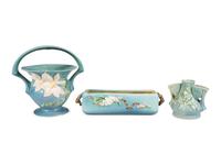 Sixteen Pieces of Roseville Pottery