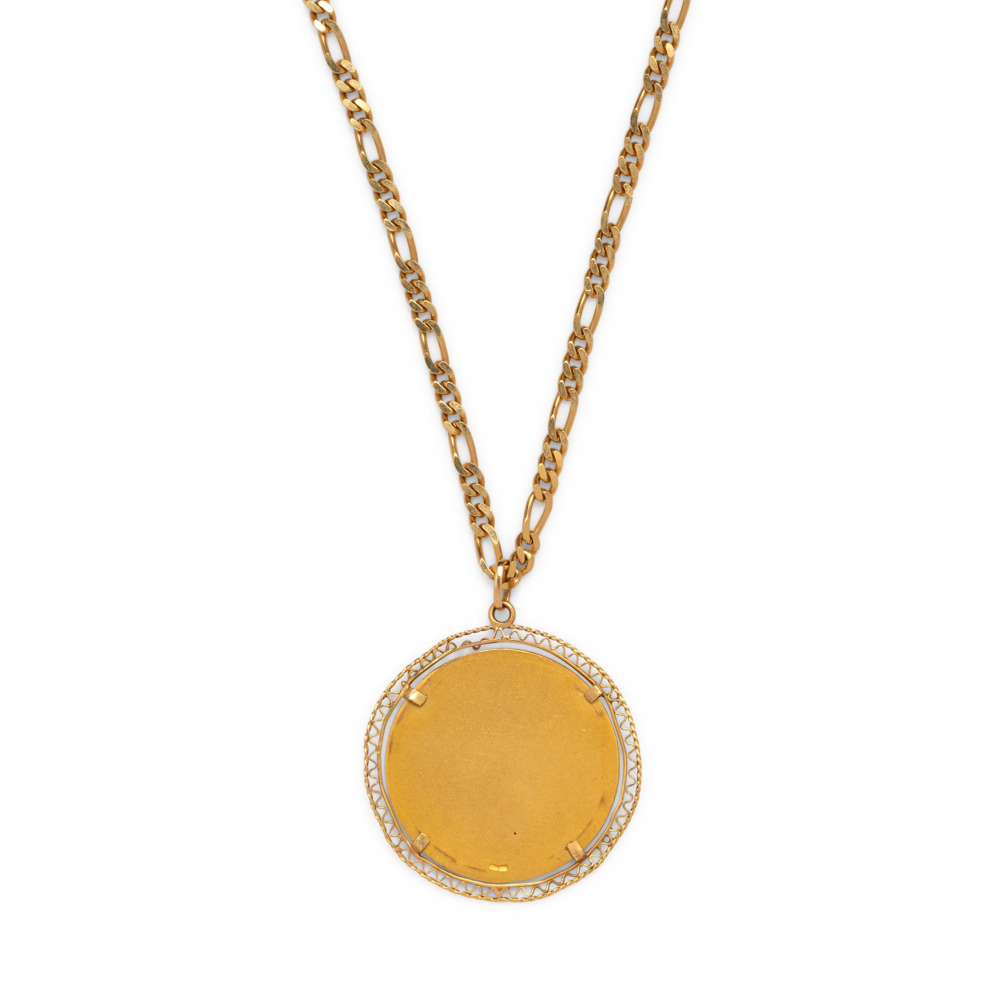 YELLOW GOLD PENDANT/NECKLACE