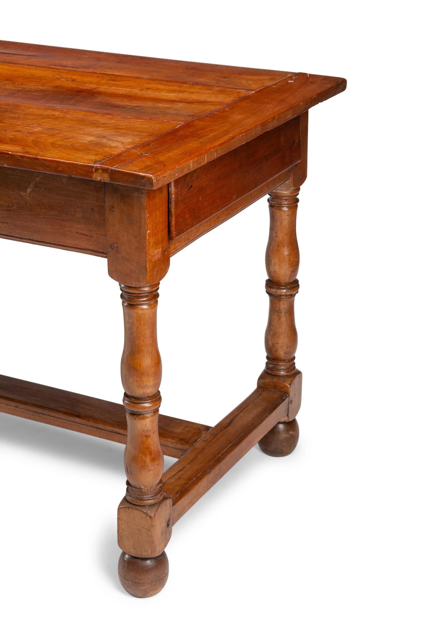 A French Provincial Walnut Farm Table
