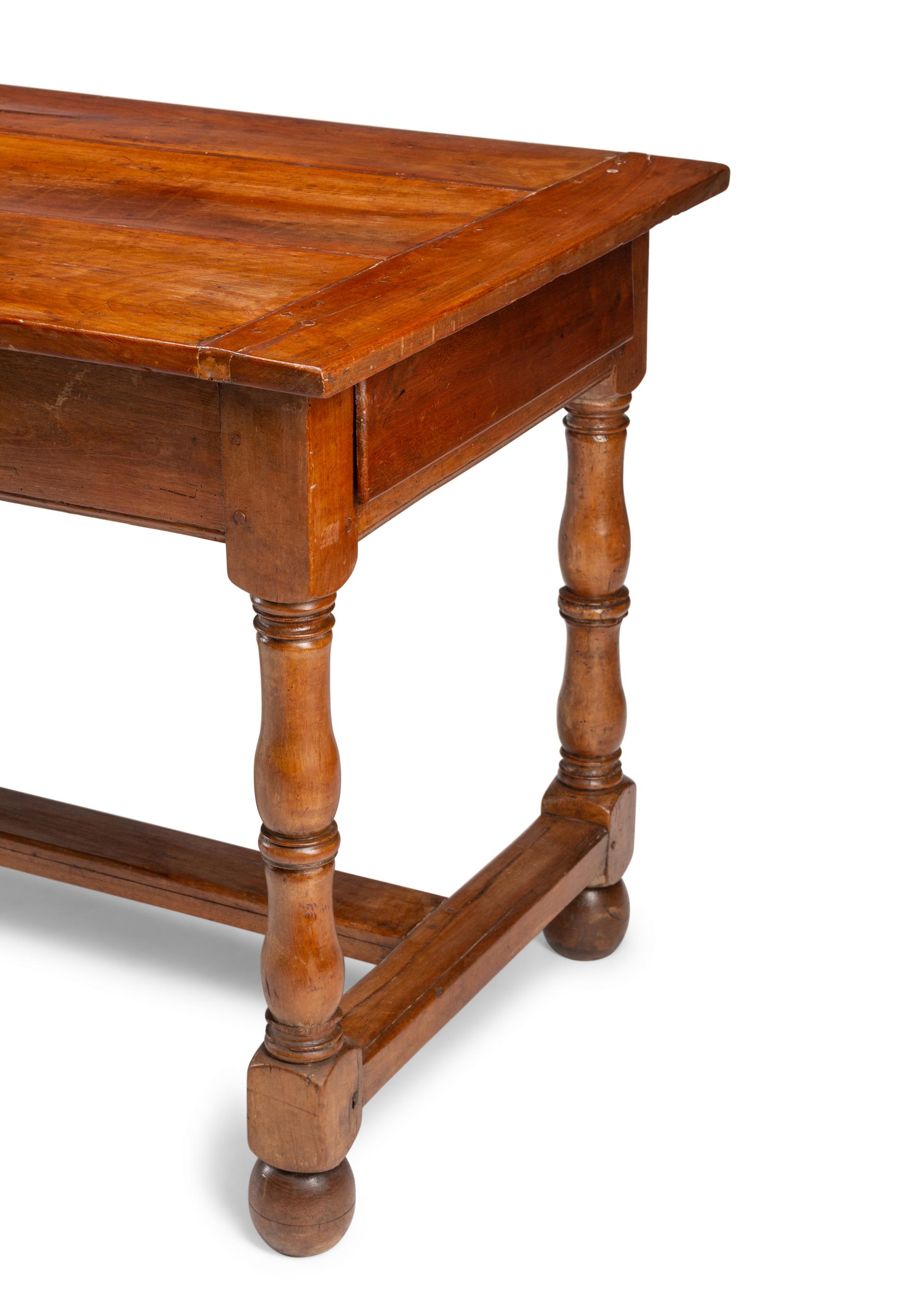 A French Provincial Walnut Farm Table