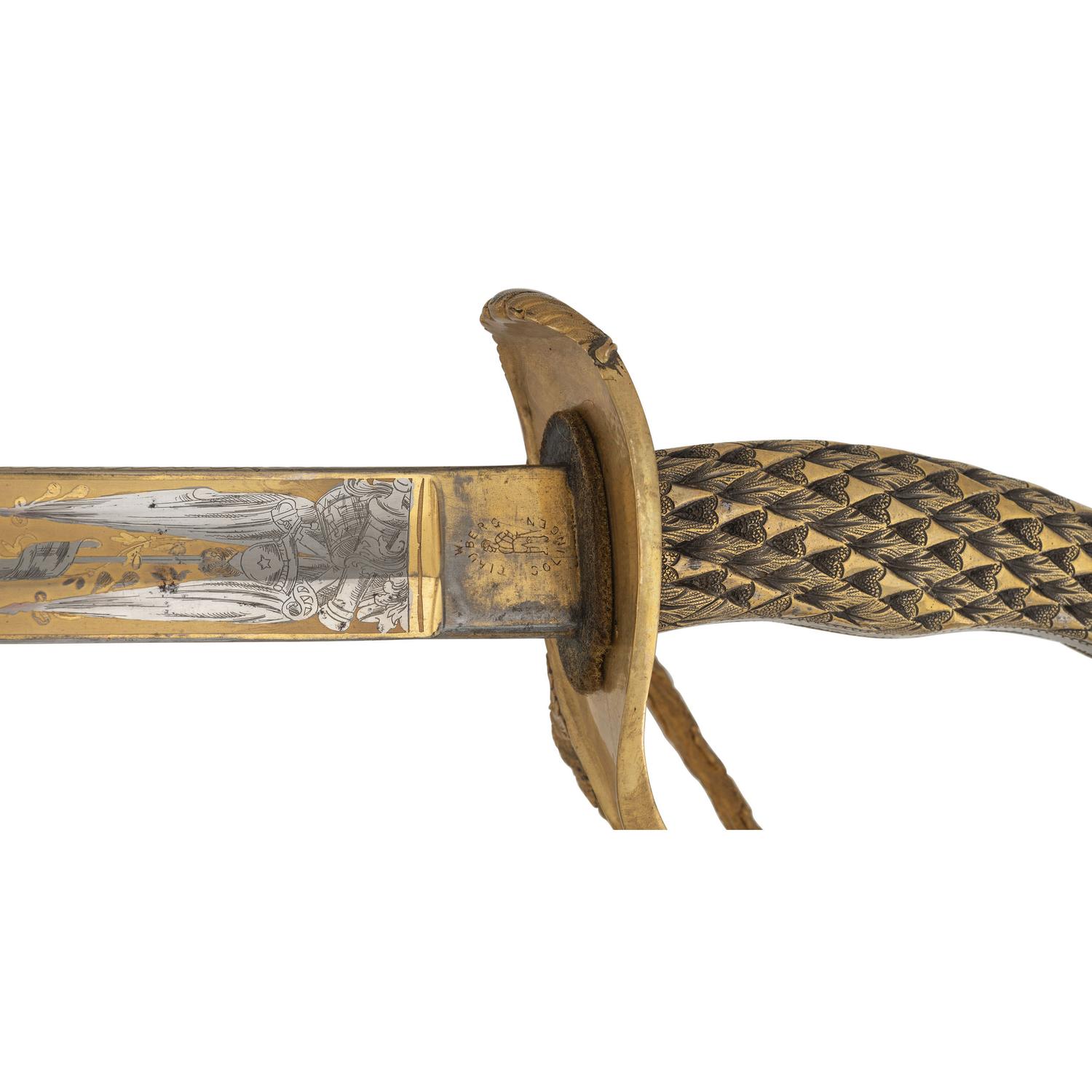 Presentation Grade Clauberg Cavalry Officer's Sword Inscribed to General James G. Blunt with CDV