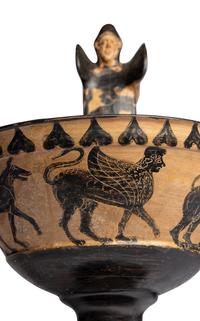 An Etruscan Black-figured Kyathos